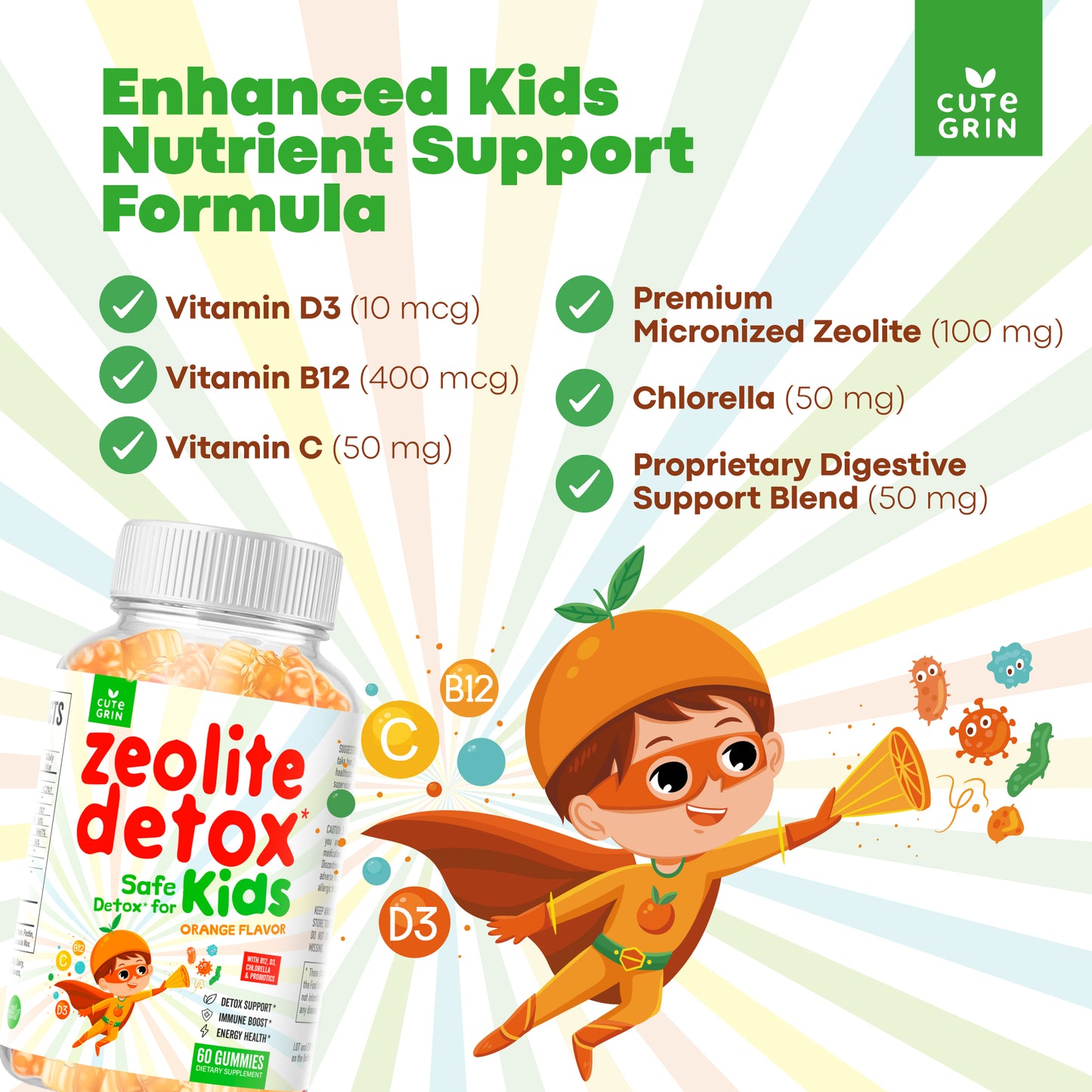 Zeolite Detox Gummies for Kids