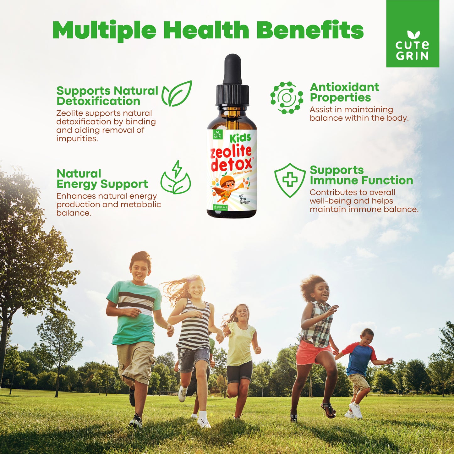 Zeolite Detox Drops for Kids