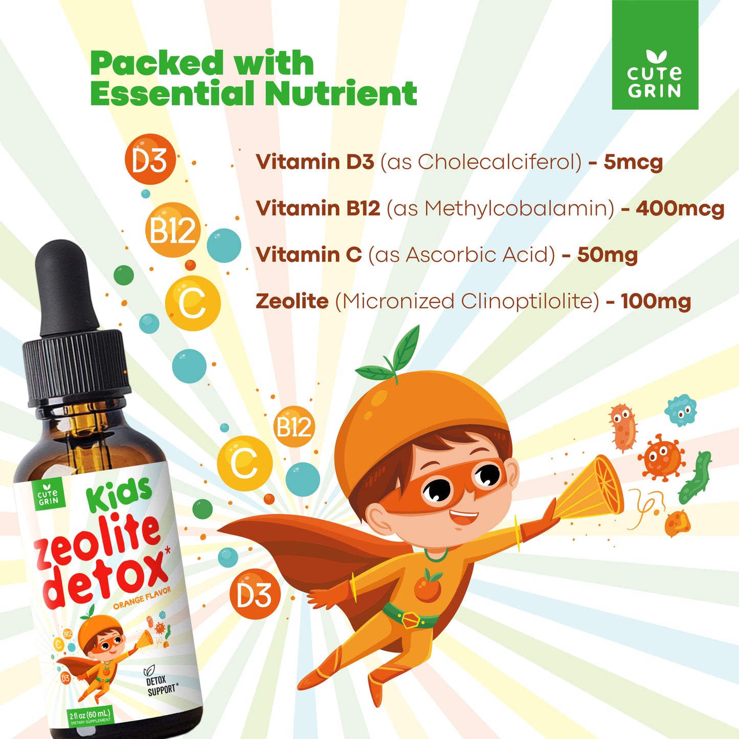 Zeolite Detox Drops for Kids