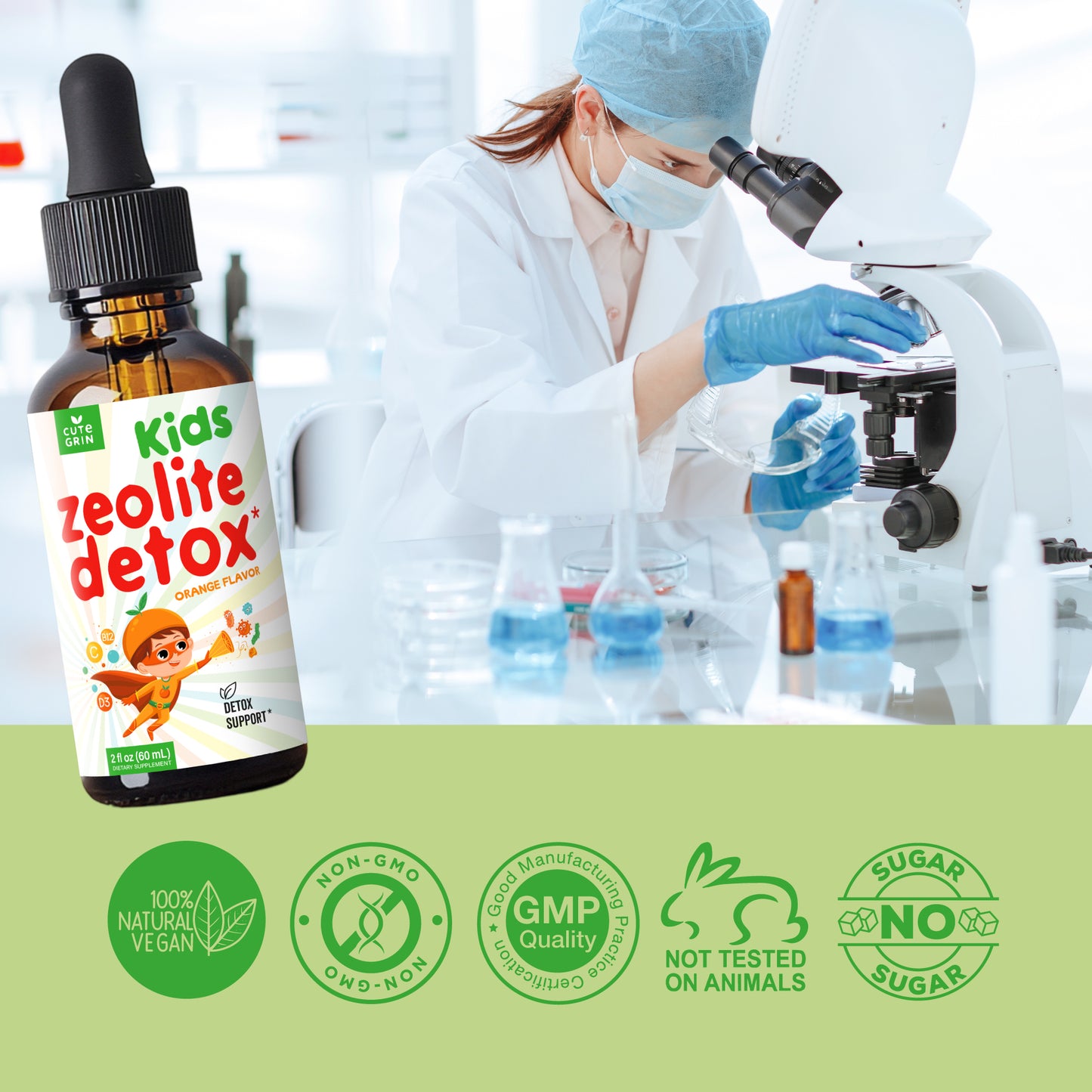Zeolite Detox Drops for Kids