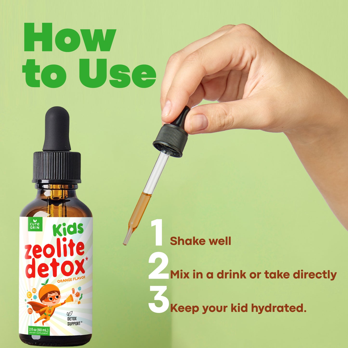 Zeolite Detox Drops for Kids