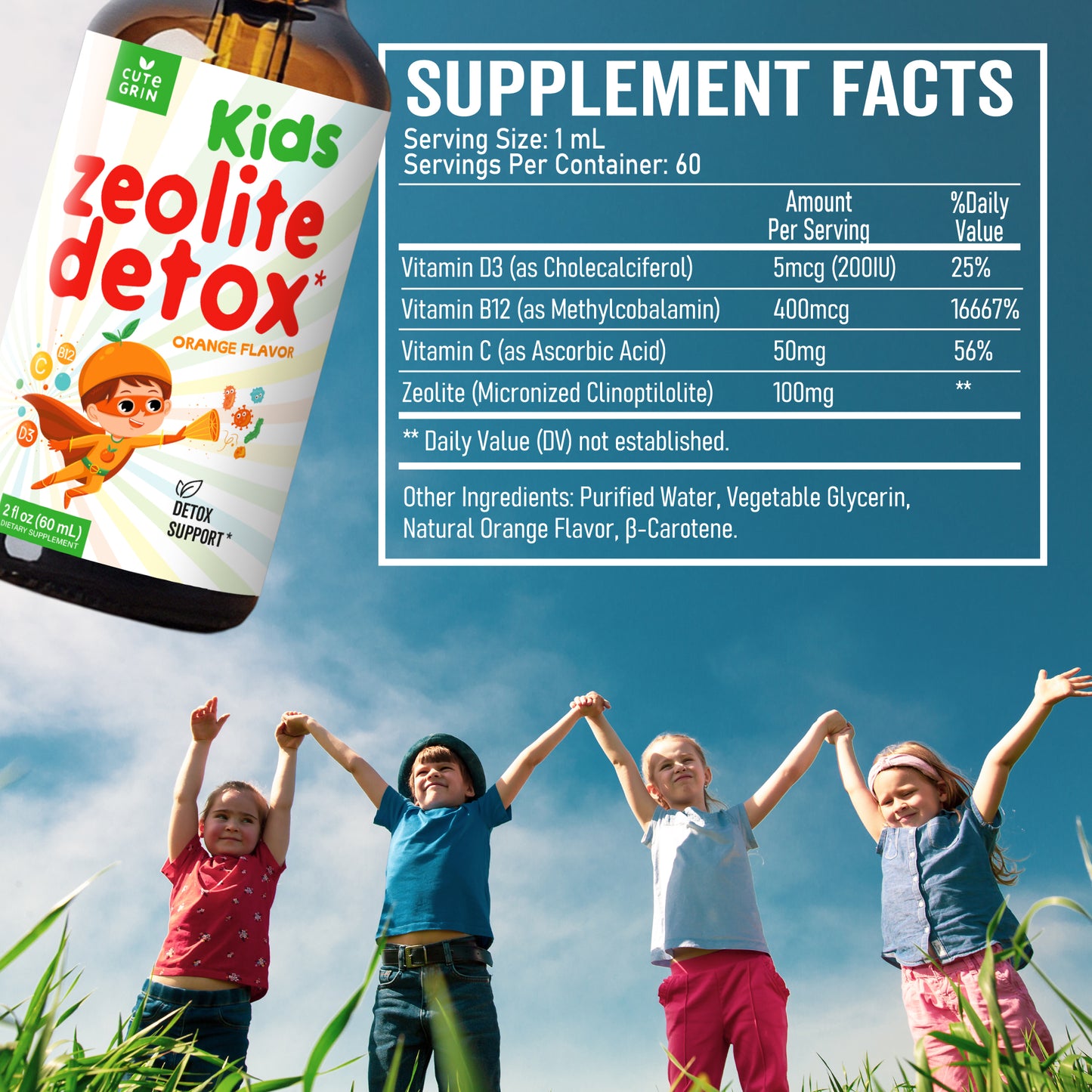 Zeolite Detox Drops for Kids